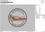 Flowercircle01 Embroidery File 6 sizes