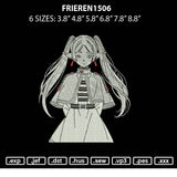 Frieren1506 Embroidery File 6 sizes
