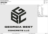 GBC Embroidery File 6 size