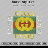 Gucci Square Embroidery