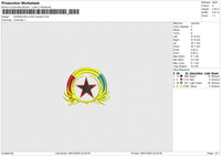 GHANALINX LOGO Embroidery File 6 size