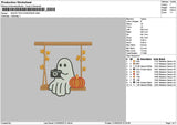 Ghost Camera 01 Embroidery File 6 sizes