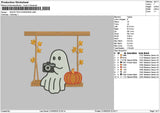 Ghost Camera 01 Embroidery File 6 sizes
