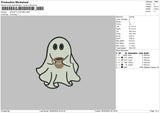 Ghost 2605 Embroidery File 6 sizes