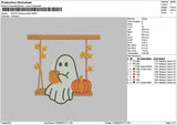 Ghost Drink 2109 Embroidery File 6 sizes