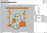 Ghost Drink 2109 Embroidery File 6 sizes