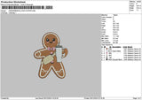 Gingerbread0512 Embroidery File 6 sizes