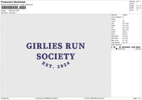 GIRLIES Embroidery File 6 size