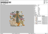 Pumpkincross Embroidery File 6 sizes