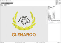 GLENAROO Embroidery File 6 size