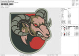 GOATS Embroidery File 6 size