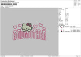 Godmother Embroidery File 6 sizes