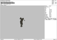 Golf0103 Embroidery File 6 sizes