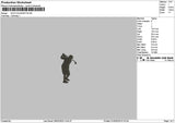Golf0103 Embroidery File 6 sizes