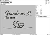 Grandma Love Embroidery File 6 sizes