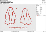 GRAVESTONE GALS Embroidery File 6 size