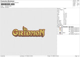 GRIDMON Embroidery File 6 size