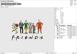 GRINCH FRIENDS Embroidery File 6 size