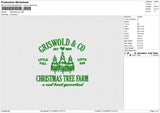 GRISWOLD Embroidery File 6 sizes