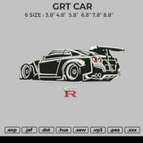 GRT Car Embroidery