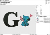 G STITCH Embroidery File 6 size