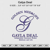 Galya Deal Embroidery File 6 size