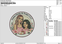 Scentscircle Embroidery File 6 sizes
