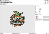 Georgia truck Embroidery File 6 size