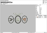 Ghost 2507a Embroidery File 6 sizes