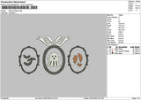 Ghost 2507a Embroidery File 6 sizes