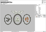 Ghost 2507a Embroidery File 6 sizes