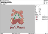 Princesstext 0503 Embroidery File 6 sizes