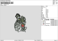 Guffi Mummy Embroidery File 6 sizes
