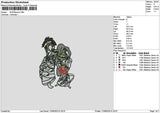 Guffi Mummy Embroidery File 6 sizes
