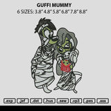Guffi Mummy Embroidery File 6 sizes