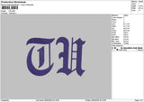 Rithaltext Embroidery 4 Files