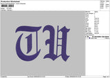 Rithaltext Embroidery 4 Files