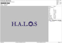 Halostext Embroidery File  sizes