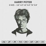 HARRY POTER Embroidery File 6 size