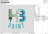 Paintbhtext Embroidery File 6 sizes