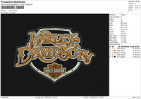 Harley Davidson 02 Embroidery