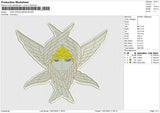 HEAD WINGS SERAFIM Embroidery File 6 size