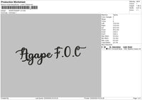 Heart Text V2 Embroidery File 6 sizes