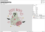 Boo 0210 Embroidery File 6 sizes