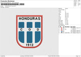 HONDURAS Embroidery File 6 size