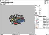 Houstoncar Embroidery File 6 sizes