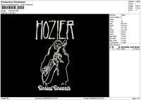 Hoziertext Embroidery File 6 sizes