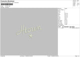 Htowntext Embroidery File 6 sizes