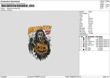 Halloween 0708 Embroidery File 6 sizes