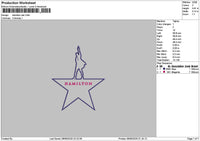 Hamiltntext 01 Embroidery File 6 sizes